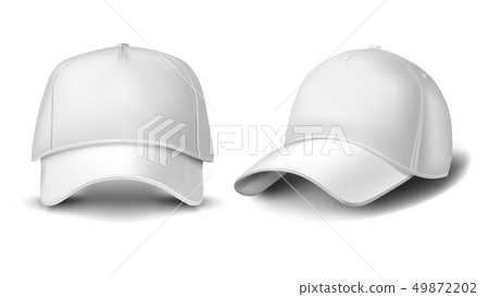 Baseball cap isolated on white background. Baseball cap isolated on white background. 49872202