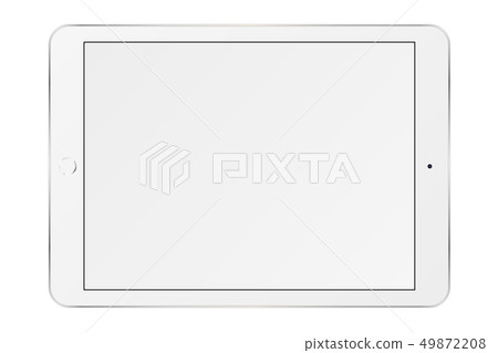 Tablet computer with blank screen. 49872208