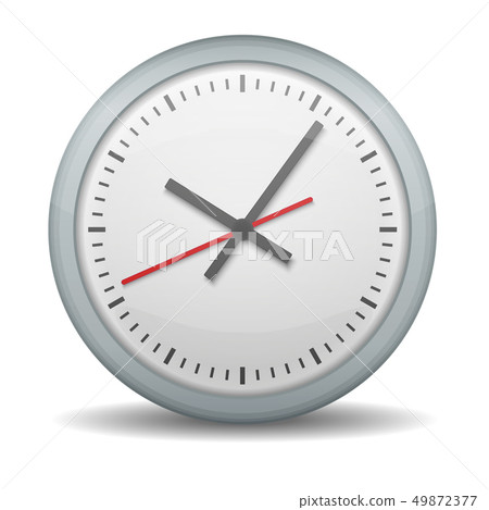 Clock without numbers isolated on white. Clock without numbers isolated on white. 49872377