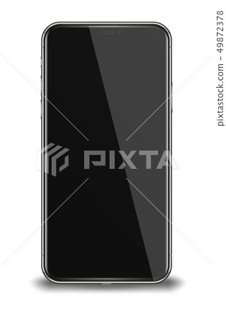 Smart phone isolated on white. Smart phone isolated on white. 49872378