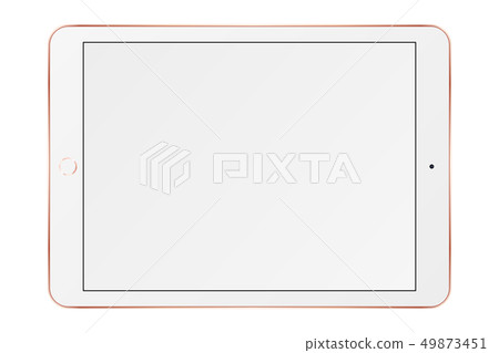 Tablet computer with blank screen. Tablet computer with blank screen. 49873451