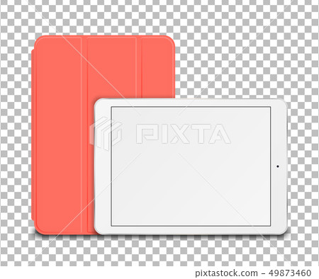 Tablet pc with smart cover. Tablet pc with smart cover. 49873460