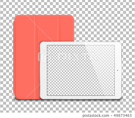 Tablet pc with smart cover. Tablet pc with smart cover. 49873463