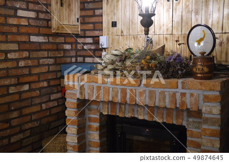 Fireplace Winter Sensation 49874645