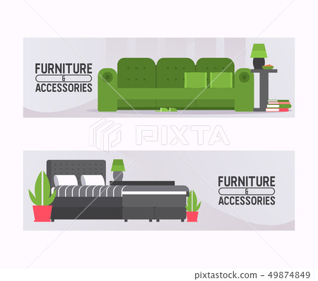 Sofa vector furniture couch seat furnished interior design of living-room at apartment home Sofa vector furniture couch seat furnished interior design of living-room at apartment home 49874849