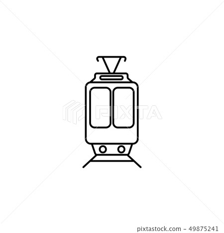Train icon. vector illustration black on white Train icon. vector illustration black on white 49875241