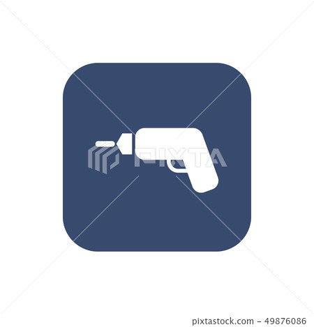 Screwdriver . Flat design on dark backgound. Screwdriver . Flat design on dark backgound. 49876086