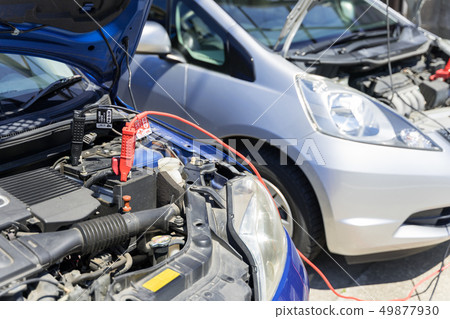 汽車電池啟動和急救用助推器電纜啟動跳躍 49877930