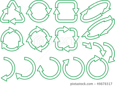 Recycle arrow 3b Recycle arrow 3b 49878317