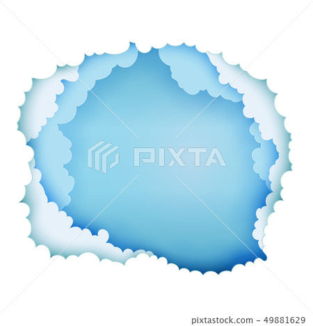 Aerial view paper art 49881629