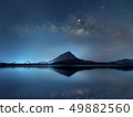 Night sky with stars and The Milky Way 49882560