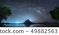 Night sky with stars and The Milky Way 49882563