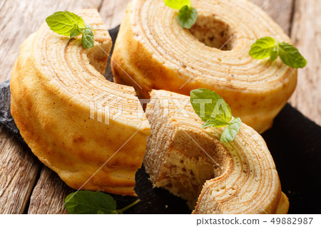 Traditional festive Polish and Lithuanian sakotis, 49882987