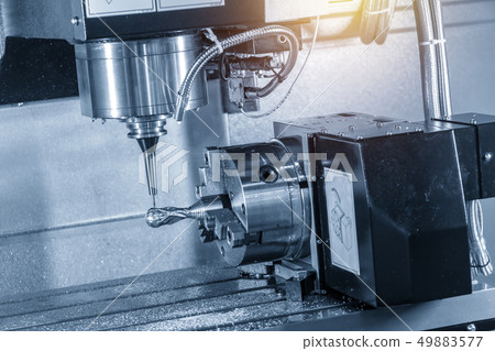 The 5-axis machining center . The 5-axis machining center . 49883577