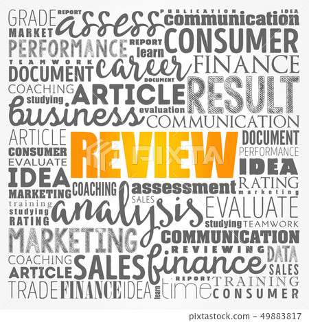 Review word cloud collage - Stock Illustration [49883817] - PIXTA