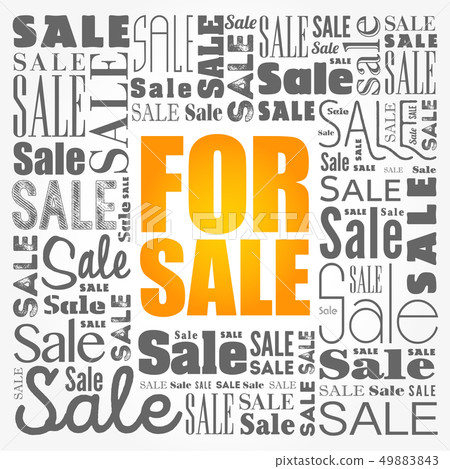 FOR SALE word cloud collage 49883843
