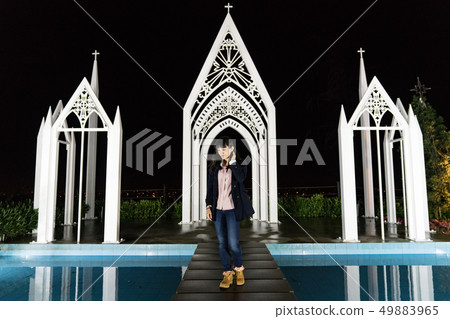 Maiden church. One piece Japanese women immediate marriage. A very romantic west wedding. 49883965