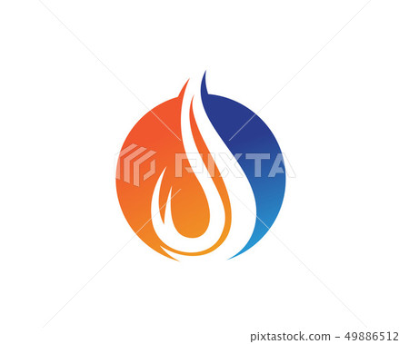 Fire flame vector illustration design 49886512