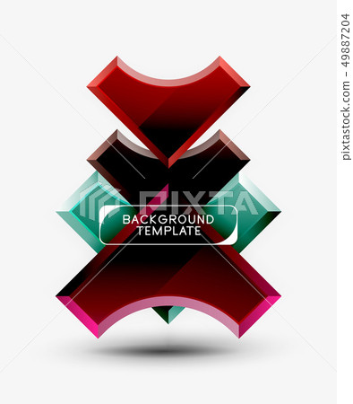 Geometric shapes abstract background Geometric shapes abstract background 49887204