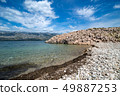 Adriatic Sea Bay With View Over Paklenica National 49887253