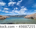 Adriatic Sea Bay With View Over Paklenica National 49887255