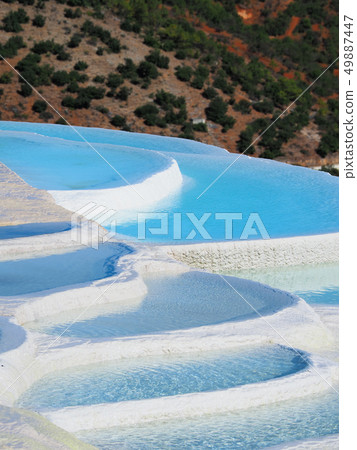 China's Yunnan-Haisui Limestone Shelf / Baishuitai, Yunnan, China China's Yunnan-Haisui Limestone Shelf / Baishuitai, Yunnan, China 49887447