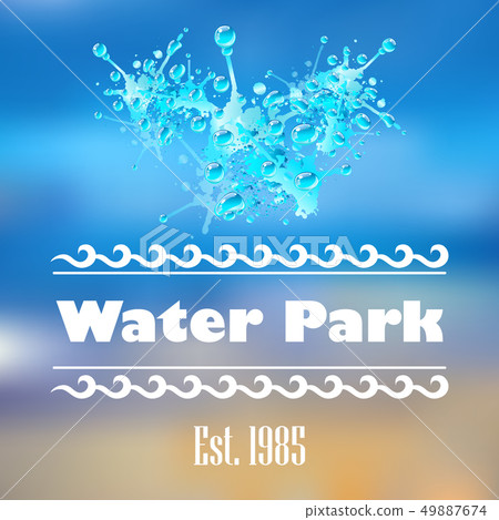 Graphic water splash 49887674