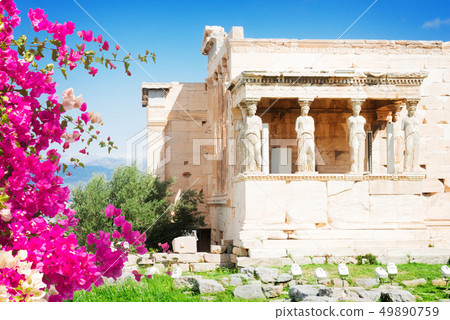 Erechtheion temple in Acropolis of Athens 49890759