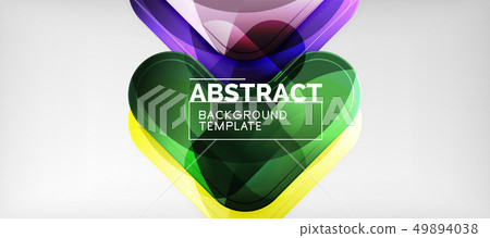 Light effects glossy arrows background 49894038