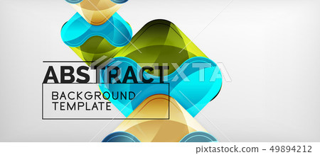Techno lines, hi-tech futuristic abstract background template with arrow shapes Techno lines, hi-tech futuristic abstract background template with arrow shapes 49894212