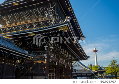 早晨太陽東本願寺 49894292