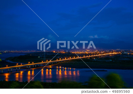 台灣高雄高屏溪斜張橋Kaohsiung Bridge, Asia, Taiwan 台灣高雄高屏溪斜張橋Kaohsiung Bridge, Asia, Taiwan 49895560