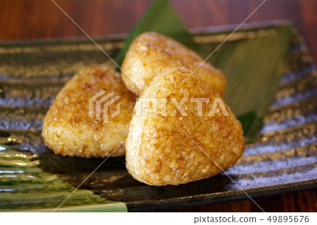 Grilled rice ball Grilled rice ball 49895676