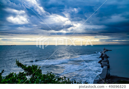 臺灣高雄港旗津燈塔景色 Kaohsiung Harbor View, Asia, Taiwan 49896820