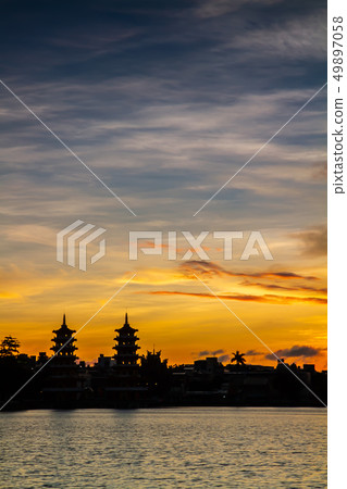 Taiwan's Kaohsiung Zuoying Lotus Pool Asia Asia Taiwan Kaohsiung Lake 49897058