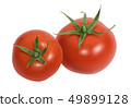 Fresh tomatoes isolated on white 49899128