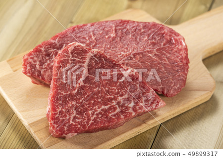 Rump steak meat 49899317