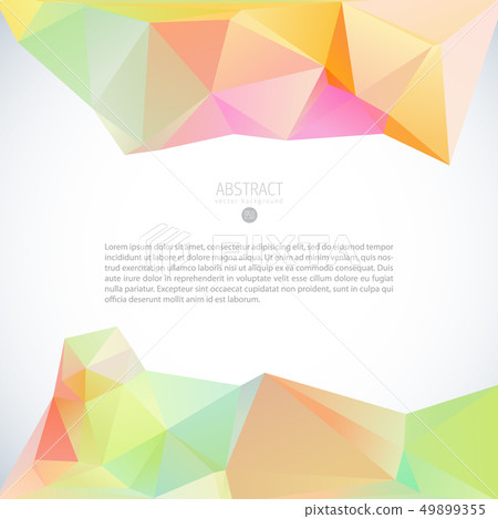 Color triangle background banner brochure template Color triangle background banner brochure template 49899355