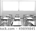 School image classroom monochrome 49899845