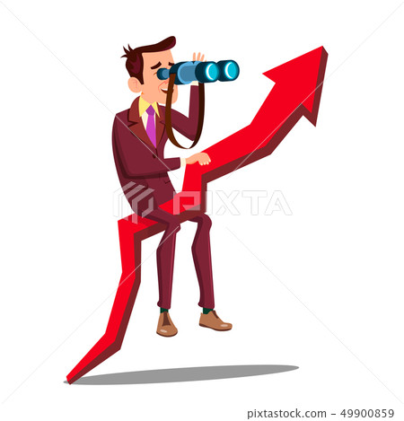 Business Analyst, Businessman, Marketer Vector Cartoon Character 49900859