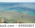 Blue sea South country off Saba reef 49900865