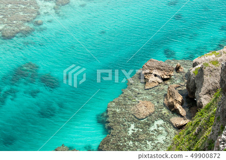 Blue sea Southern country Funa rabbit Banata observatory Coral reef Blue sea Southern country Funa rabbit Banata observatory Coral reef 49900872