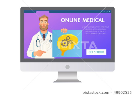 Online medicine concept 49902535