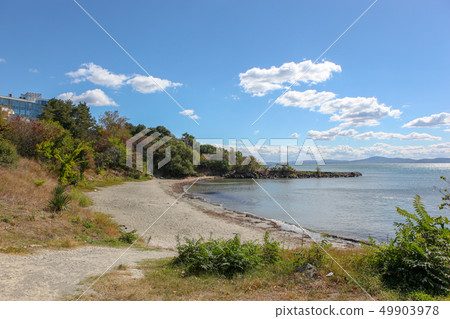 Beautiful View To The Sea Coast In Pomorie, Beautiful View To The Sea Coast In Pomorie, 49903978