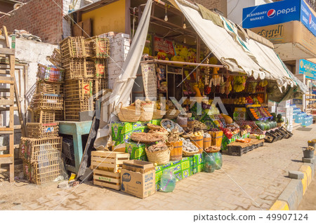 EGYPT, HURGHADA - 01 Avril 2019:Front of a fruit EGYPT, HURGHADA - 01 Avril 2019:Front of a fruit 49907124