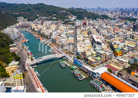 臺灣高雄港旗津燈塔景色Kaohsiung Harbor View, Asia, Taiwan 49907387