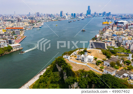 臺灣高雄港旗津燈塔景色Kaohsiung Harbor View, Asia, Taiwan 49907402
