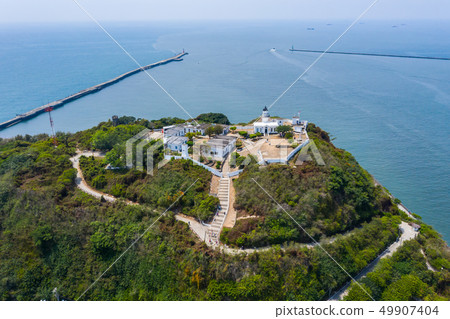 臺灣高雄港旗津燈塔景色Kaohsiung Harbor View, Asia, Taiwan 49907404