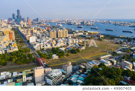 臺灣高雄港旗津燈塔景色Kaohsiung Harbor View, Asia, Taiwan 49907405