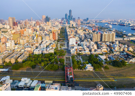 臺灣高雄港旗津燈塔景色Kaohsiung Harbor View, Asia, Taiwan 49907406